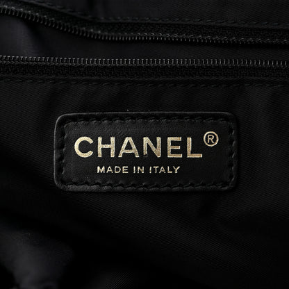 Chanel Nylon Medium Travel Tote Black 6 of 13
