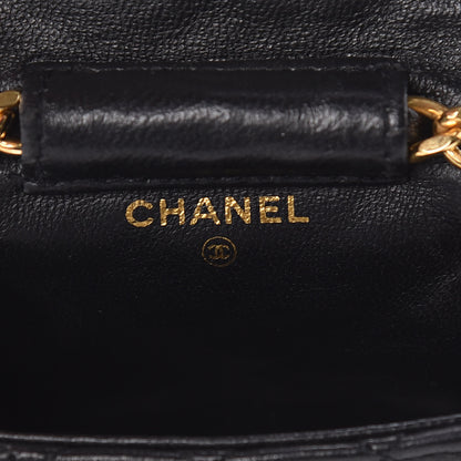 Chanel Lambskin Quilted Micro Mini Flap Black 7 of 9