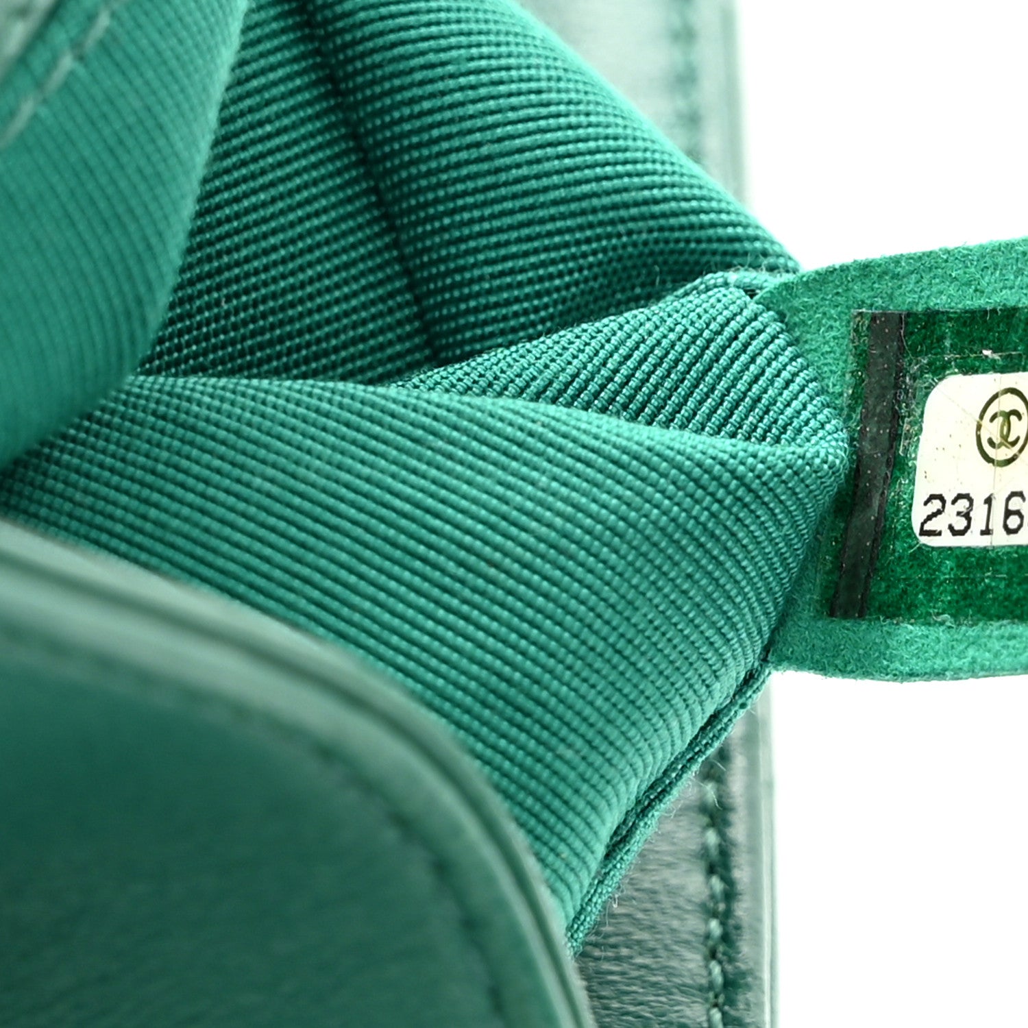 Chanel Lambskin Quilted Medium Boy Flap Green 7 of 10