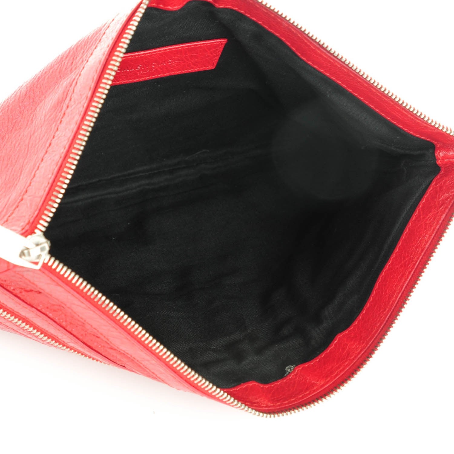 Balenciaga Agneau Arena Classic Hardware Medium Clip Rouge Grenade 5 of 7