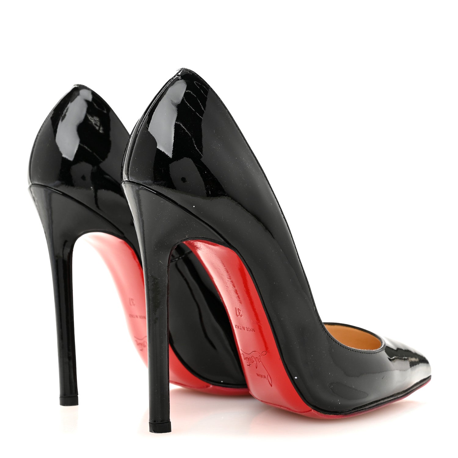 Christian Louboutin Patent So Kate 120 Pumps 37 Black 5 of 9