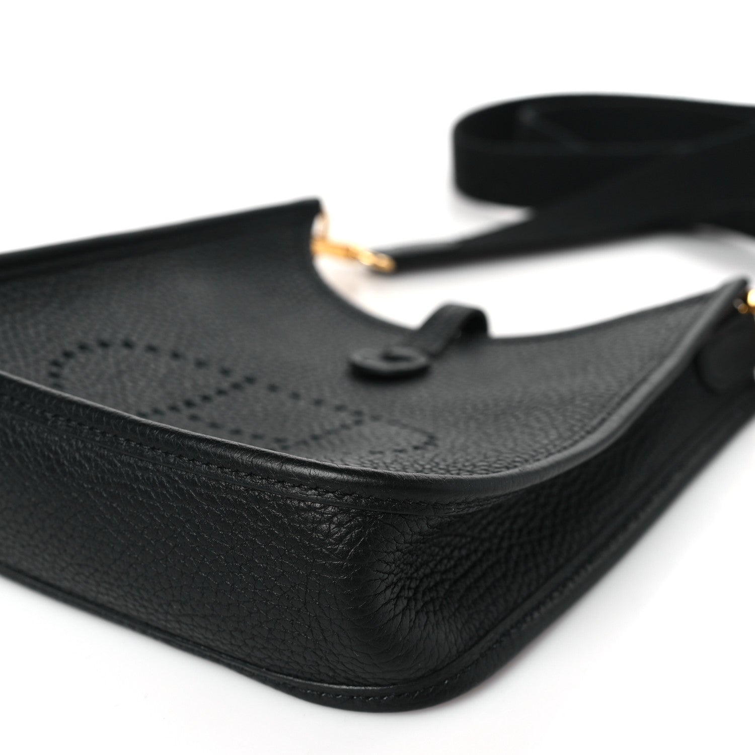 Hermes Taurillon Clemence Evelyne TPM Black 9 of 9