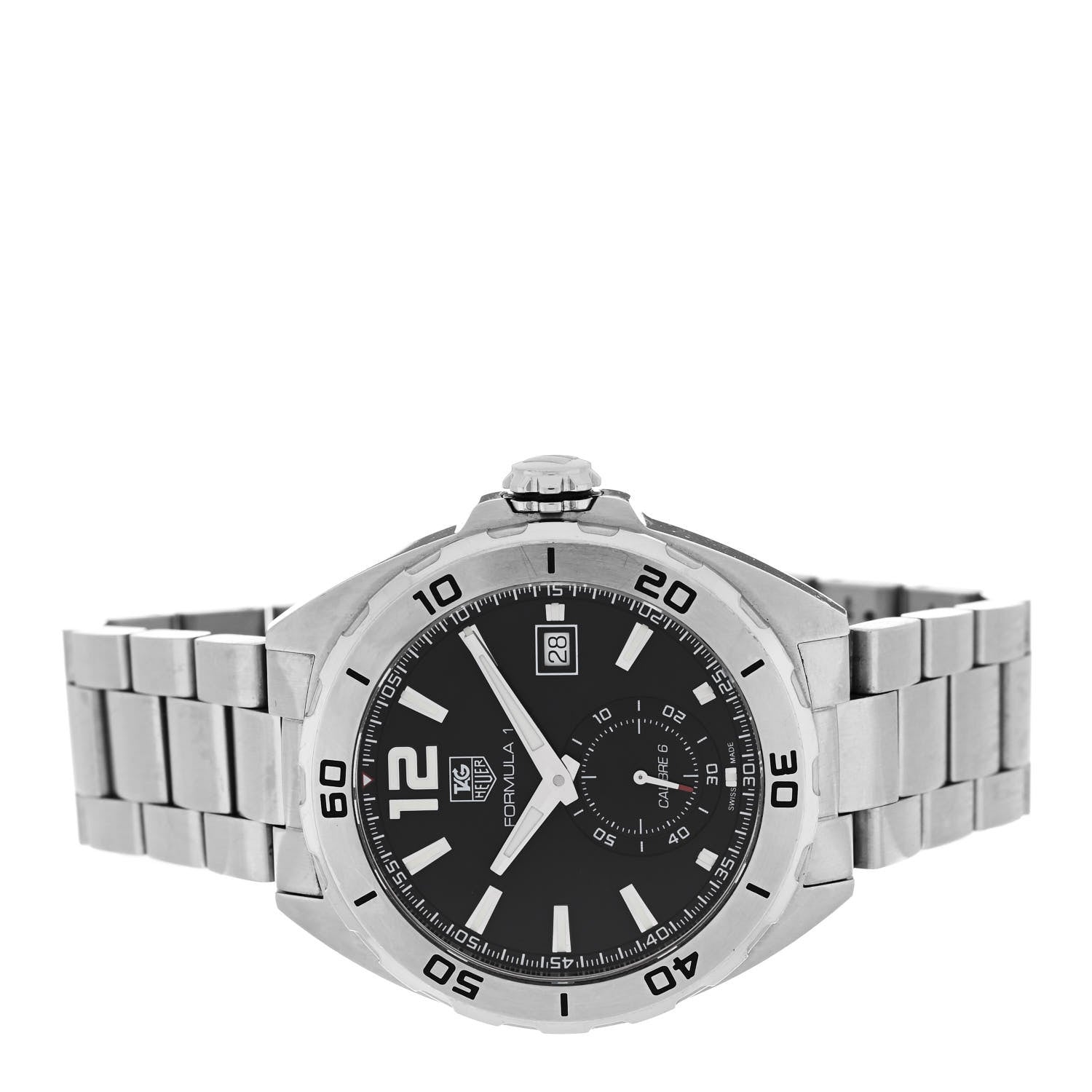 Tag Heuer Stainless Steel 41mm Formula 1 Calibre 6 Automatic Watch Black WAZ2110 2 of 4