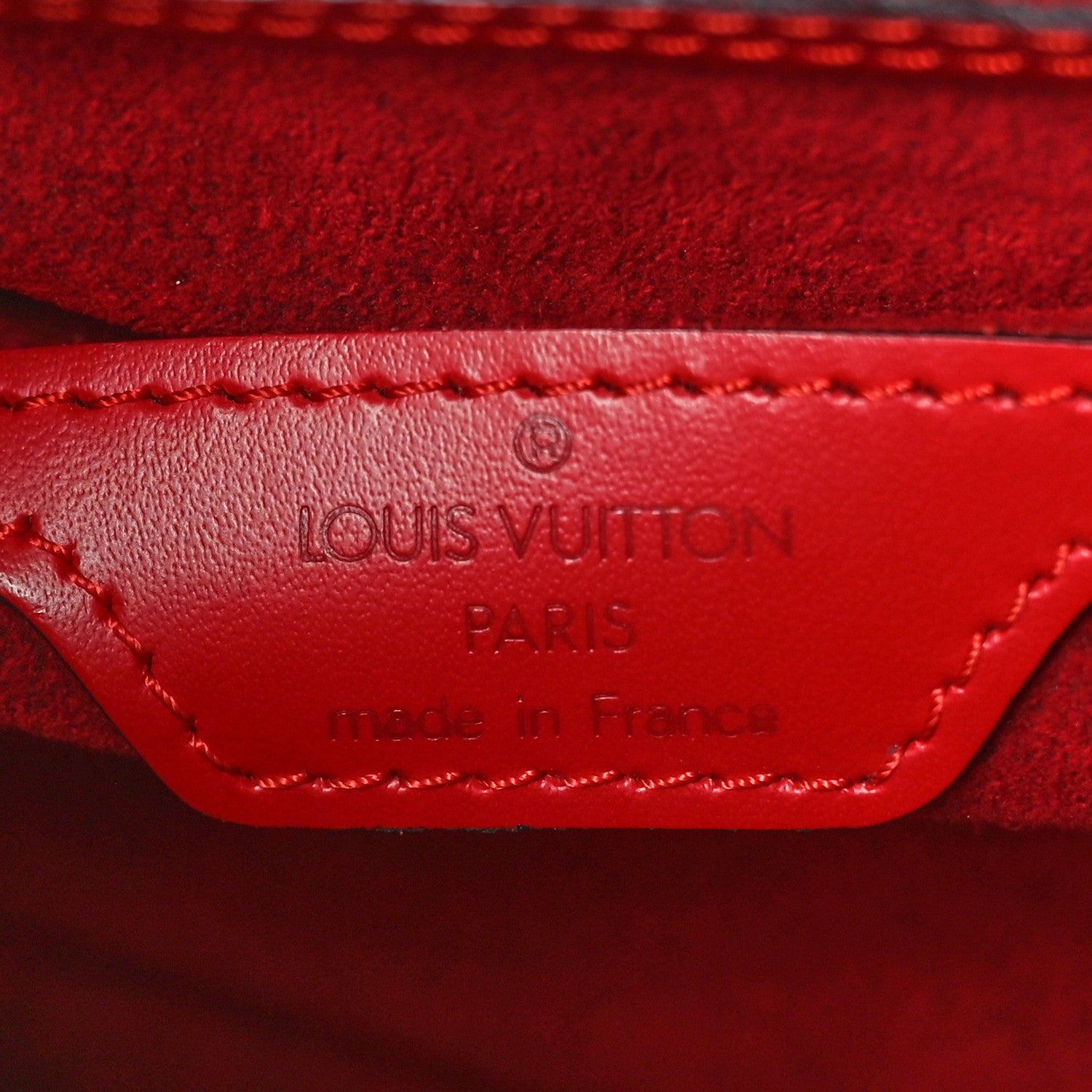 Louis Vuitton Epi Soufflot Castillan Red 7 of 11