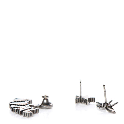 Christian Dior Palladium Crystal J'adior Earrings 3 of 5