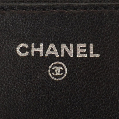 Chanel Lambskin Quilted Wallet On Chain Black 6 of 9