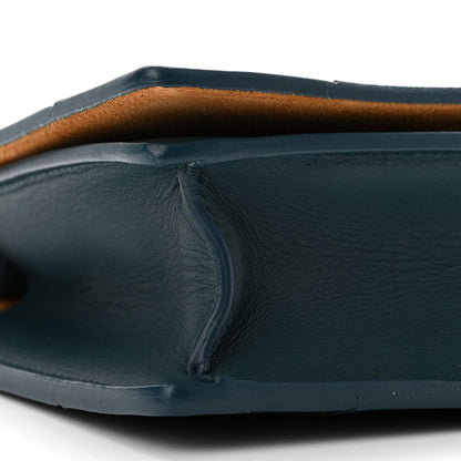 Bottega Veneta Lambskin Maxi Intrecciato Mini Cassette Crossbody Bag Petrol Blue 8 of 9