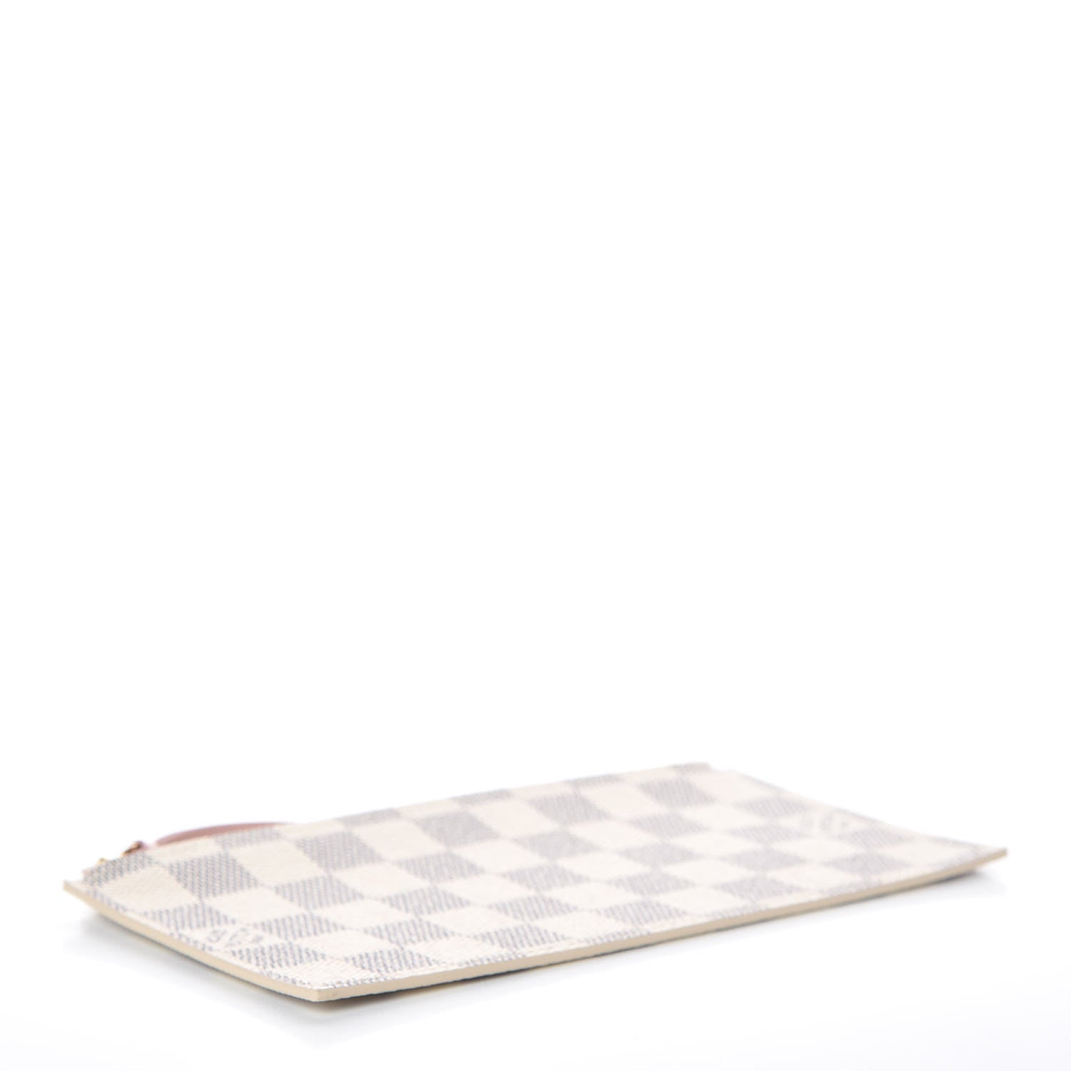 Louis Vuitton Damier Azur Felicie Chain Wallet Zippered Insert Rose Ballerine 4 of 6
