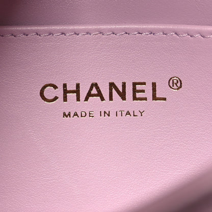 Chanel Lambskin Quilted Pearl Small Flap Lilac 6 of 11