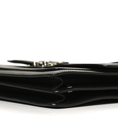Valentino Garavani Vitello Medium Rockstud Cabana Top Handle Satchel Black 10 of 10