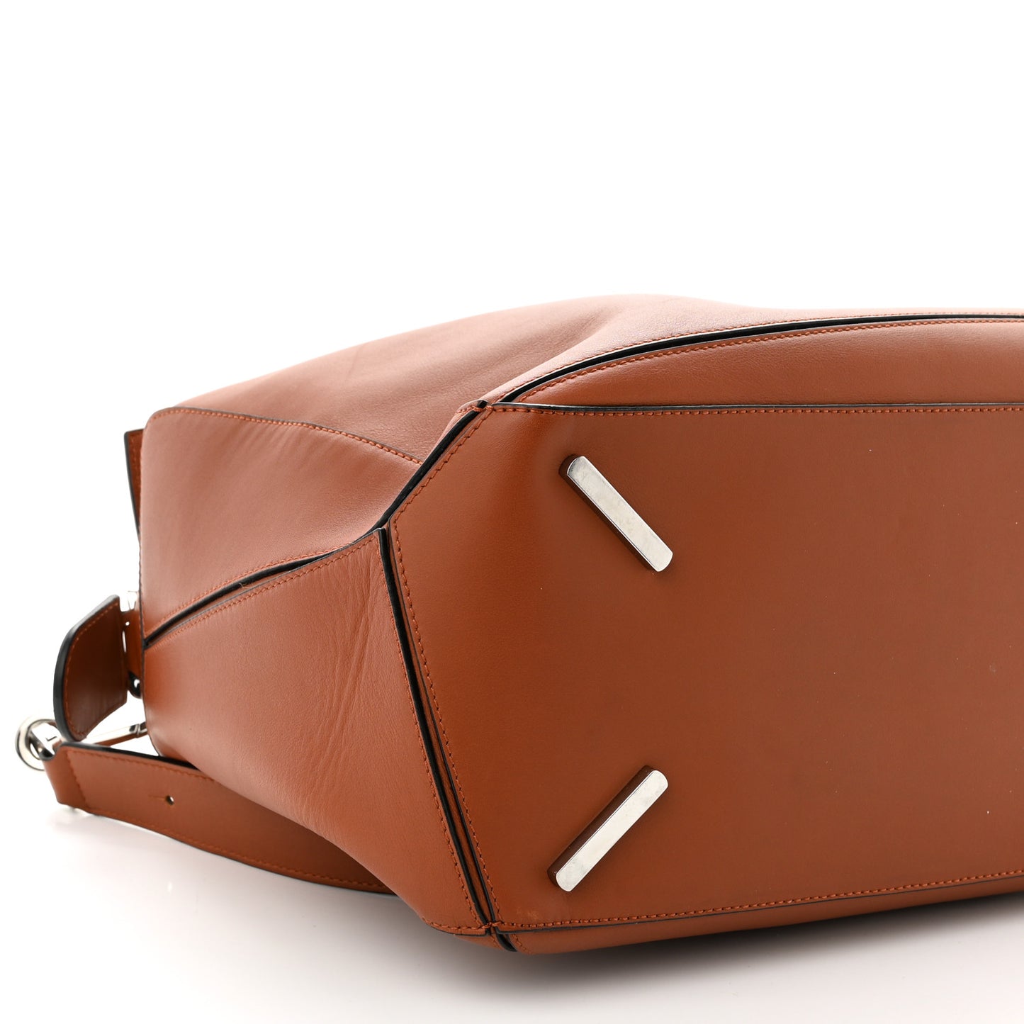 Calfskin Large Puzzle Bag Tan