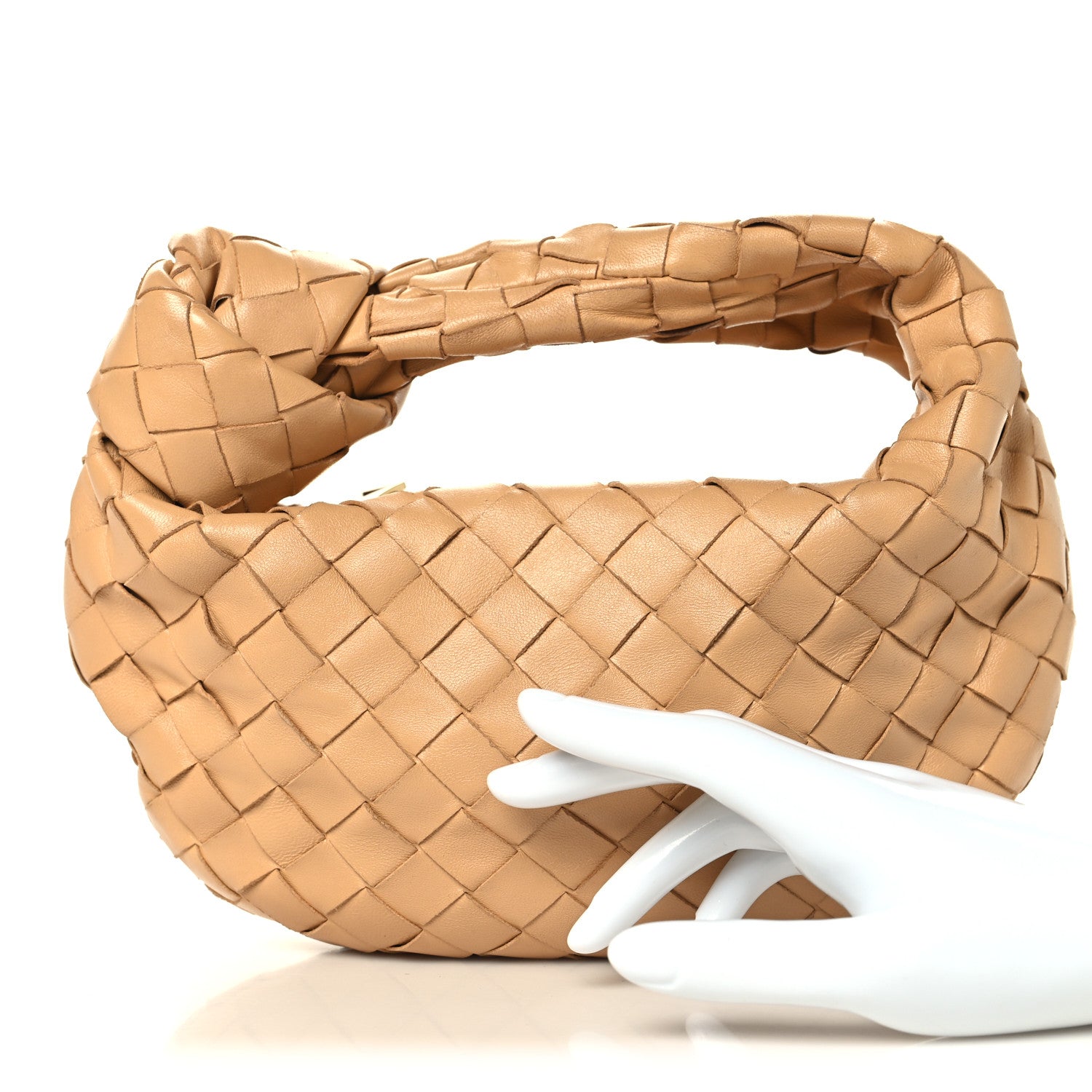 Bottega Veneta Nappa Intrecciato Mini Jodie Almond 2 of 10