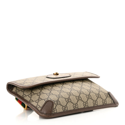 Gucci GG Supreme Monogram Neo Vintage Web Belt Bag Brown 4 of 13