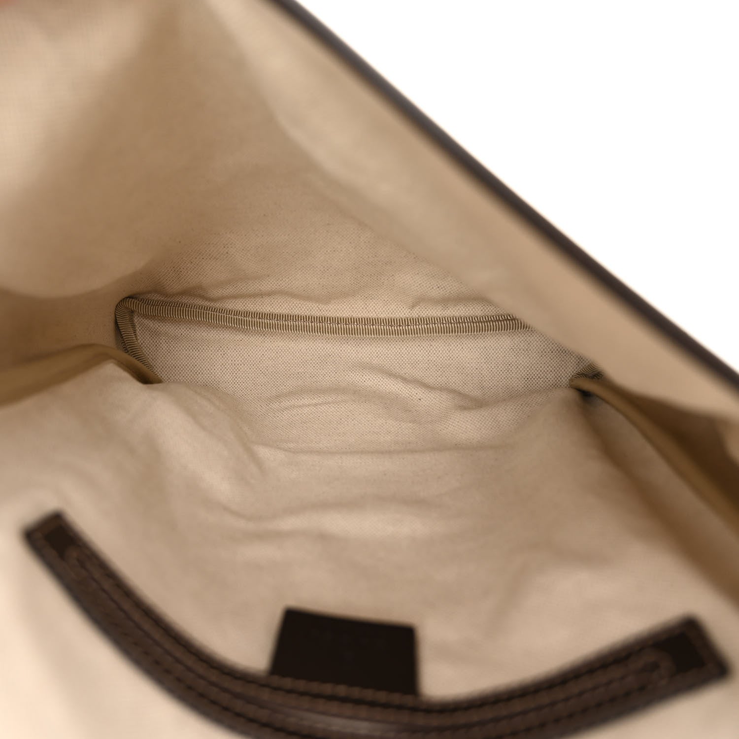 Gucci GG Plus Monogram Small Flap Messenger Bag Beige Dark Brown 5 of 10