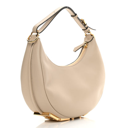 Fendi Vitello Grace Matte Small Fendigraphy Hobo Bag Nuvola 2 of 11