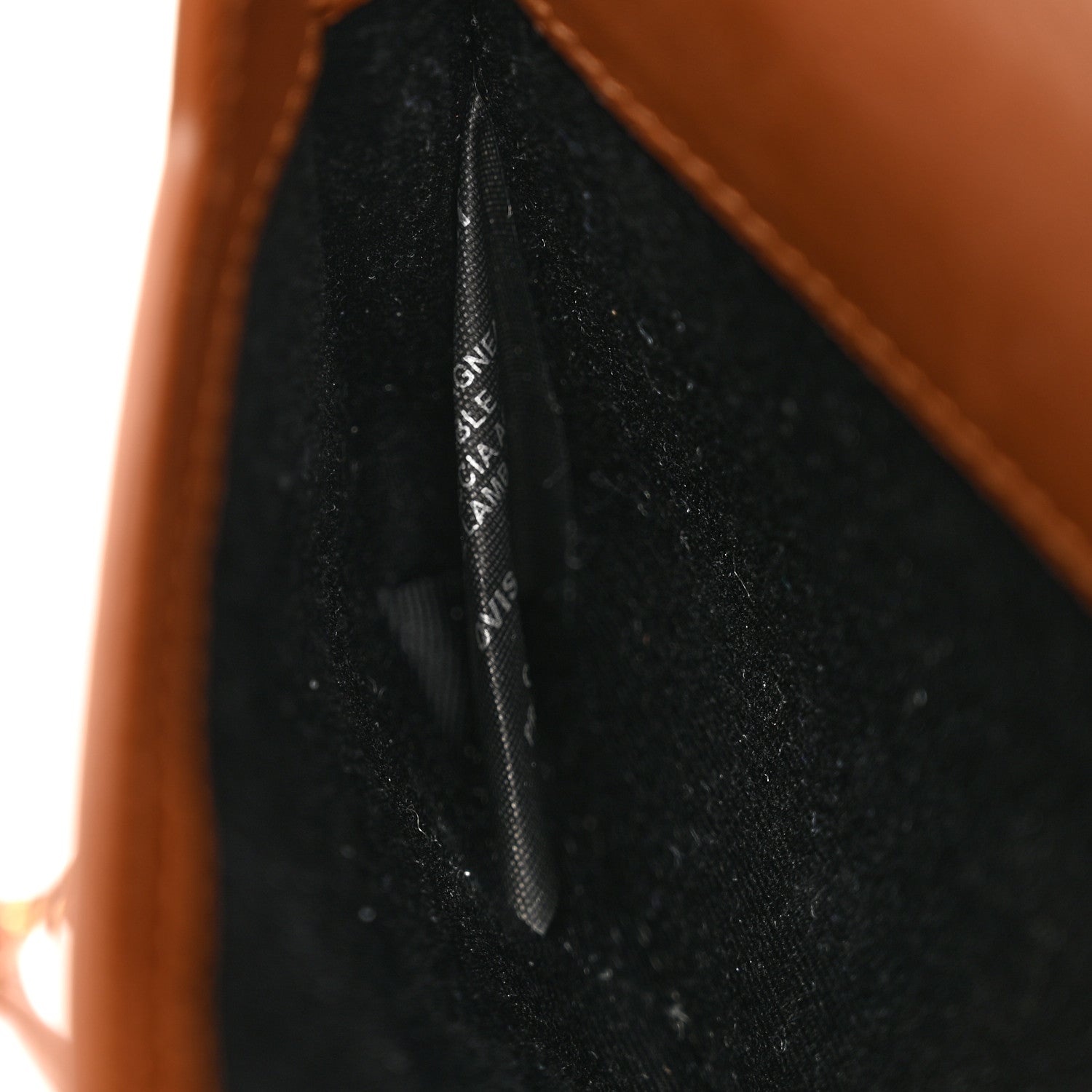 Saint Laurent Shearling Monogram Phone Holder Crossbody Brown 7 of 11