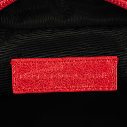Balenciaga Chevre Classic Hardware Toilette Cosmetic Pouch Rouge Vif 6 of 7