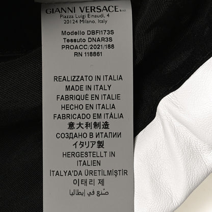 Versace Nappa Quilted Medusa Bucket Bag White 7 of 11
