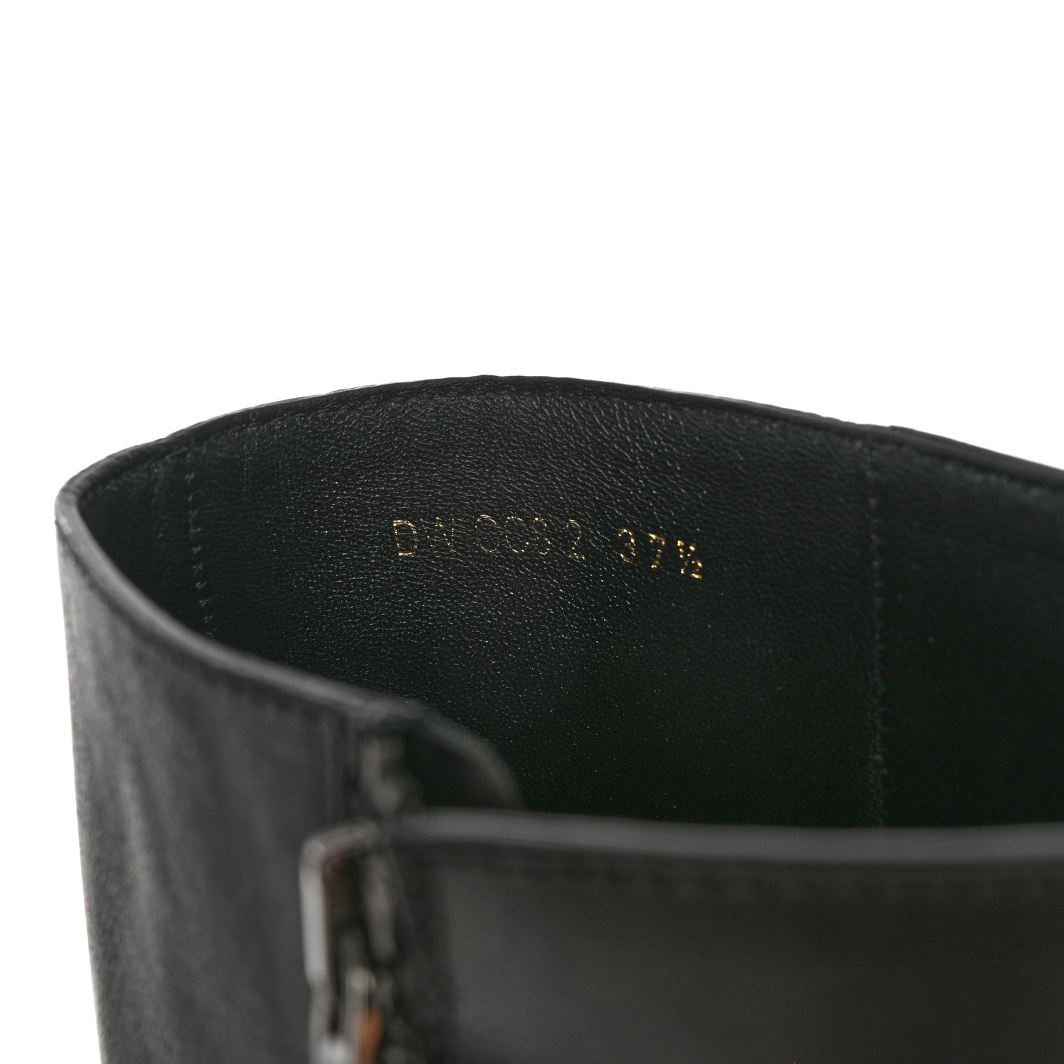 Valentino Garavani Calfskin VLOGO Uniqueform 55/85mm Flatform Knee High Boots 37.5 Black 6 of 12