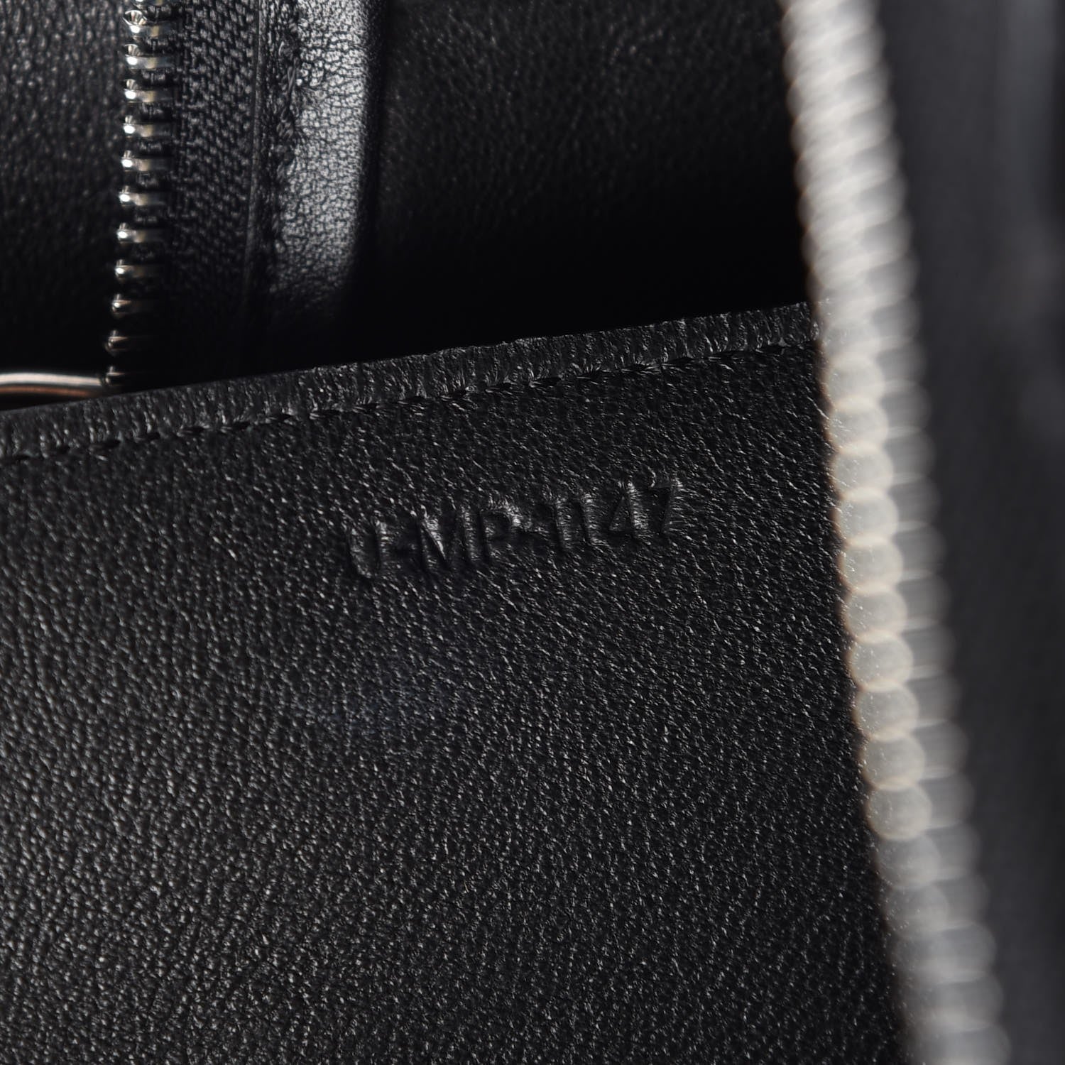 Celine Calfskin Diagonal Quilted Mini Belt Bag Black 7 of 8