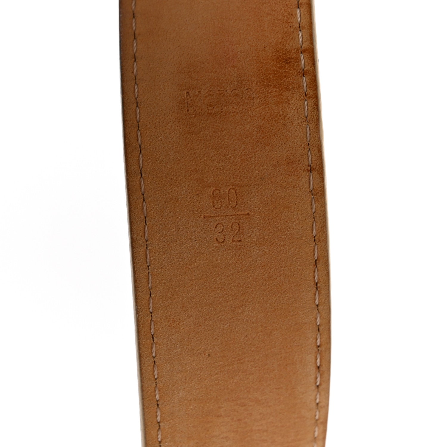 Louis Vuitton Mini Damier Azur 25mm LV Initiales Belt 80 32 6 of 9