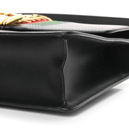 Gucci Calfskin Small Sylvie Shoulder Bag Black 8 of 8
