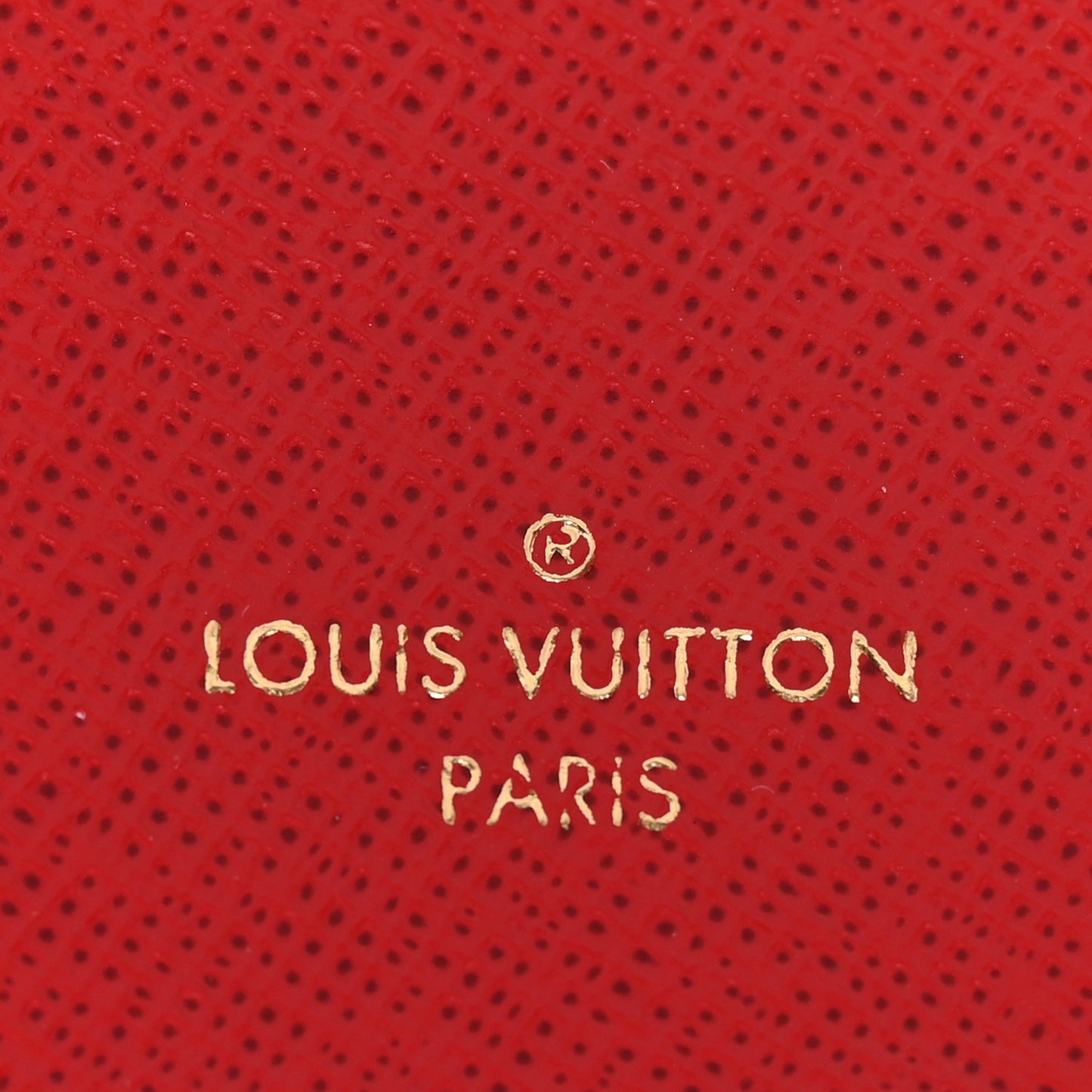 Damier Ebene Victorine Wallet Red