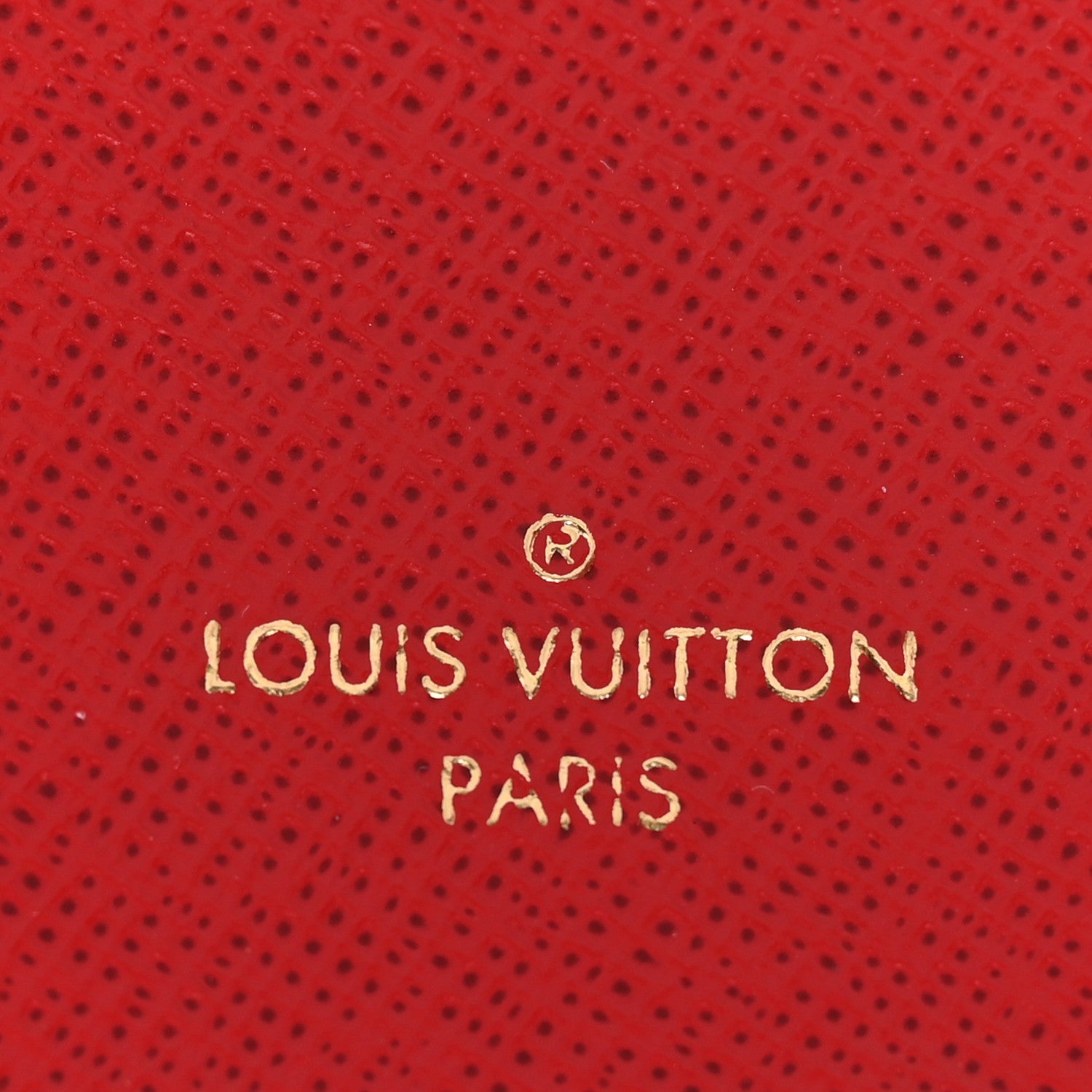 Louis Vuitton Damier Ebene Victorine Wallet Red 6 of 8