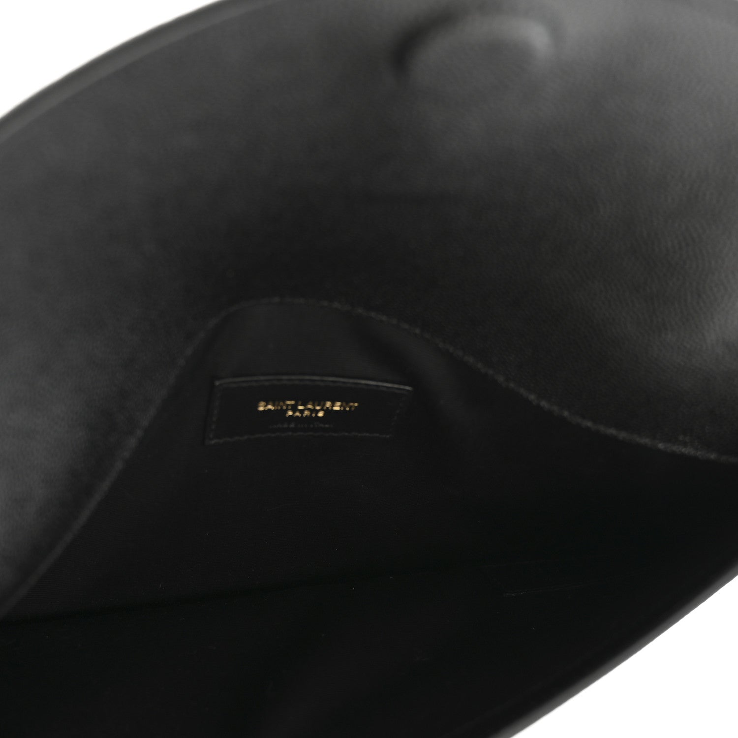 Saint Laurent Grain De Poudre Uptown Pouch Black 5 of 9