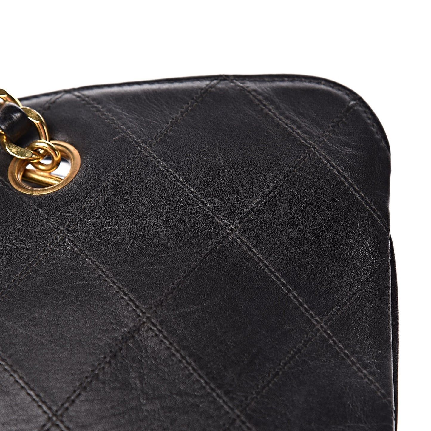 Calfskin Stitched XL Weekender Black