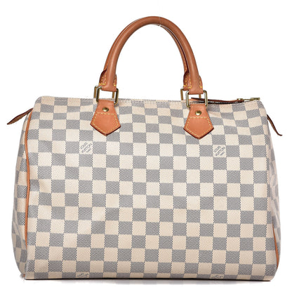 Louis Vuitton Damier Azur Speedy 30 1 of 15