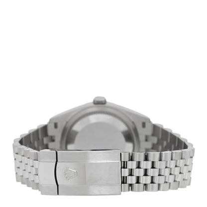 Rolex Stainless Steel 36mm Oyster Perpetual Wimbledon Datejust Watch Slate 126200 4 of 5
