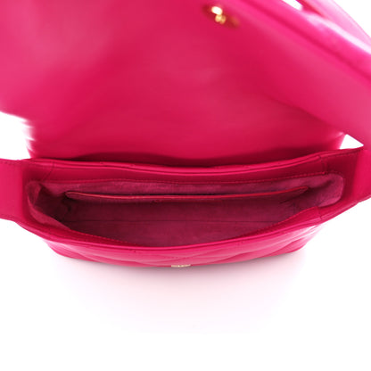 Saint Laurent Lambskin Quilted Le 57 Diamond Shoulder Bag Pink 5 of 10