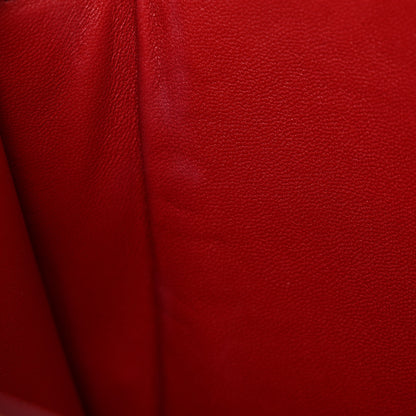 Celine Box Calfskin Medium Classic Box Flap Bag Red 10 of 10