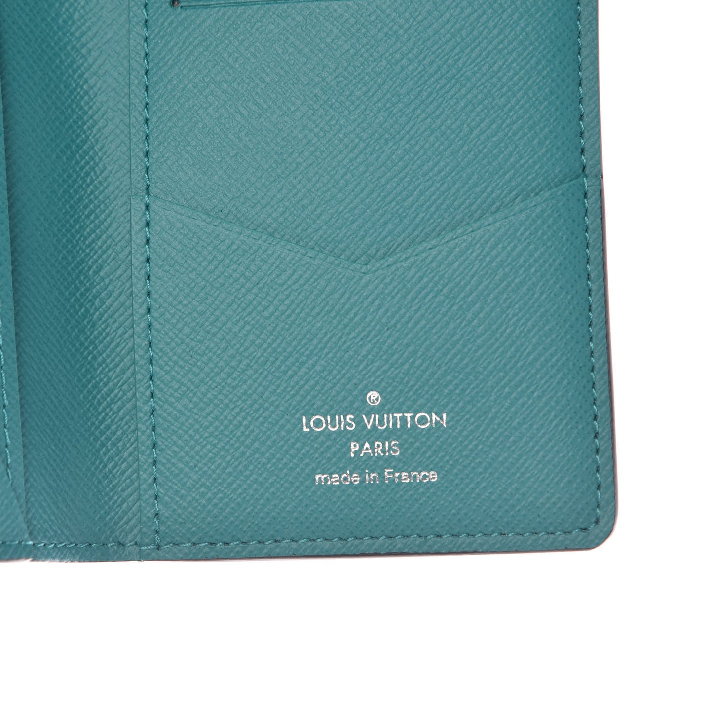 Monogram Pocket Organizer Green