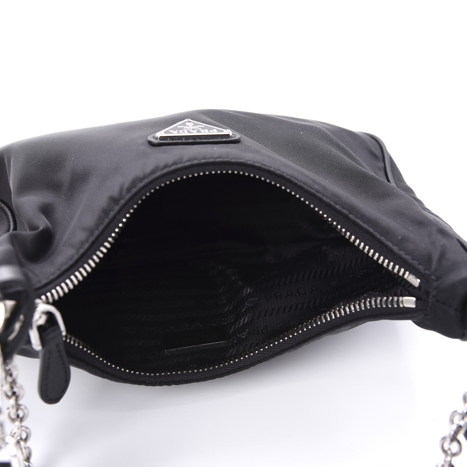 Prada Nylon Re-Edition 2005 Shoulder Bag Black 5 of 11