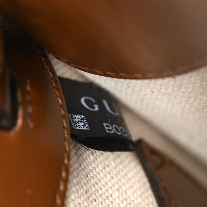 Gucci GG Supreme Monogram Azalea Calfskin Mini Retro Interlocking G Tote Bag Beige Ebony Brown Sugar 7 of 11