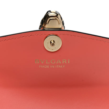 Bulgari Calfskin Serpenti Forever Card Holder Pink 6 of 9