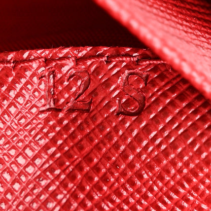 Prada X UNIVERSAL STUDIOS Saffiano Thunder Frankenstein Compact Zip Around Wallet Lacca 7 of 8
