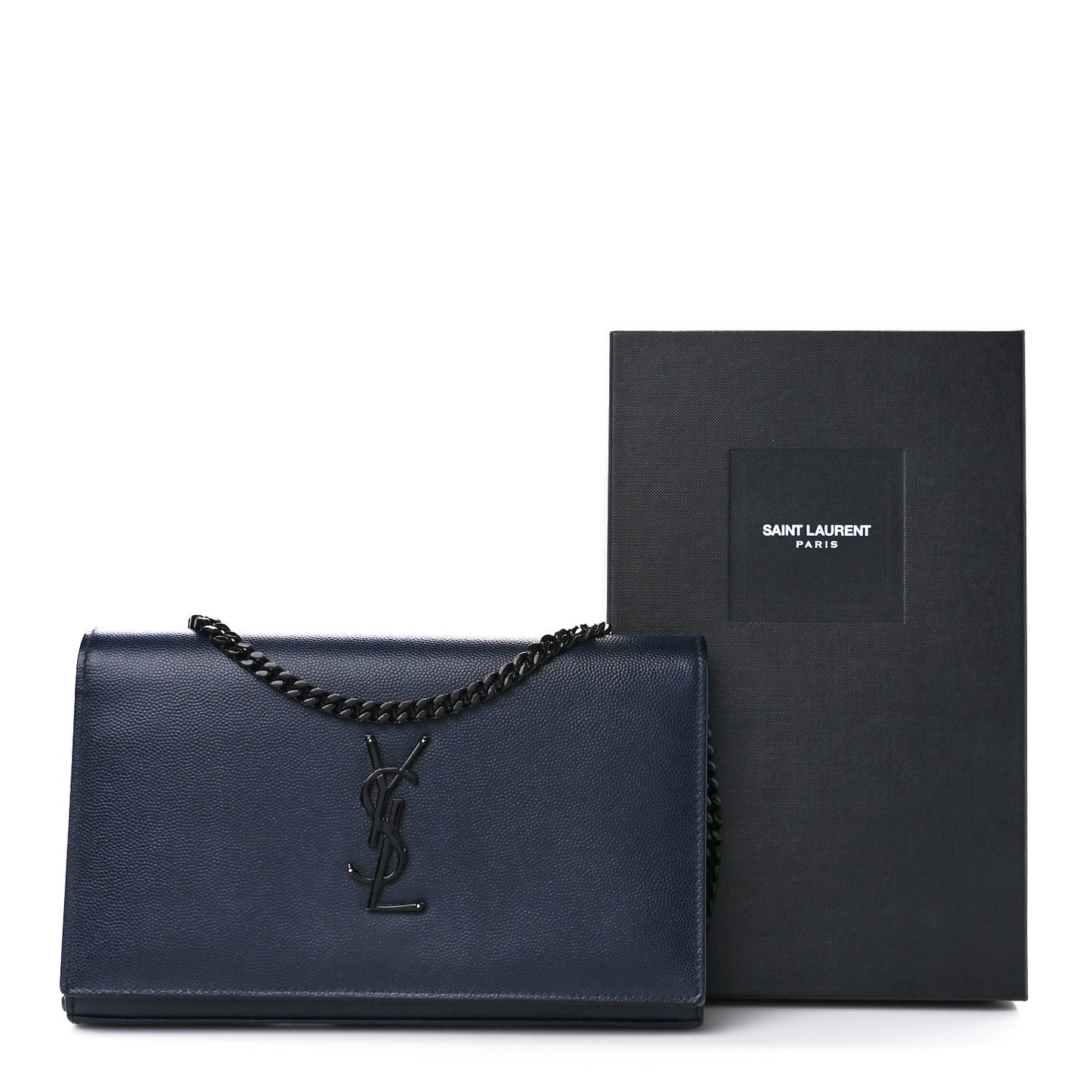 Grain De Poudre Monogram Chain Wallet Marine