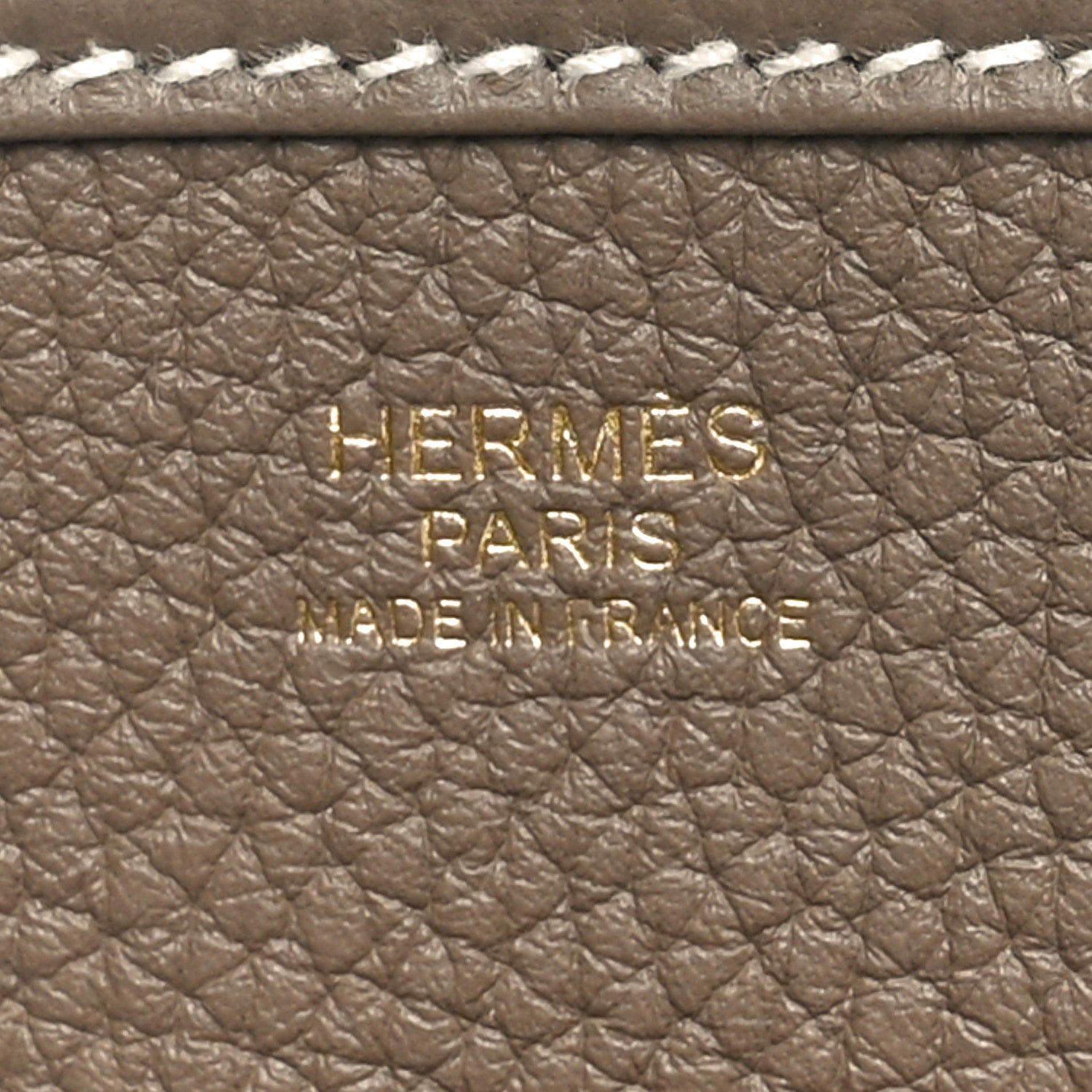 Hermes Taurillon Clemence Evelyne III PM Etoupe 5 of 10