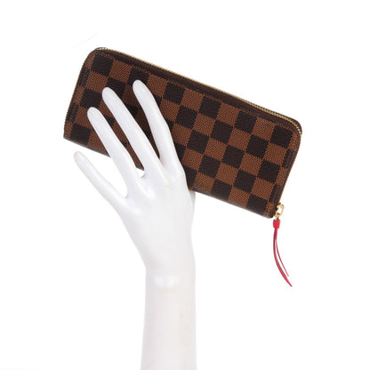 Louis Vuitton Damier Ebene Clemence Wallet 2 of 7