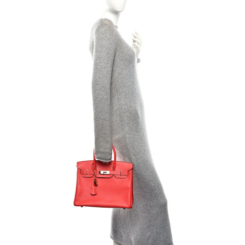 Epsom Candy Birkin 30  Rose Jaipur Gold