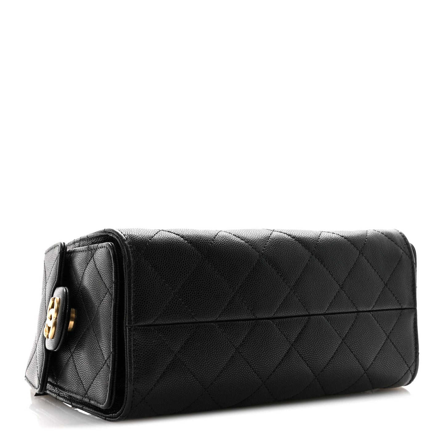 Caviar Quilted Mini Chanel 25 Handbag Black