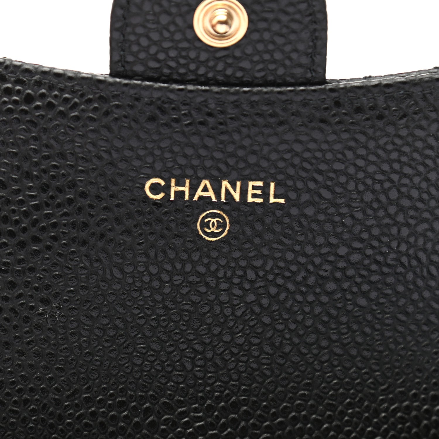 Chanel Caviar Quilted Flap Card Holder Wallet Black 6 of 8