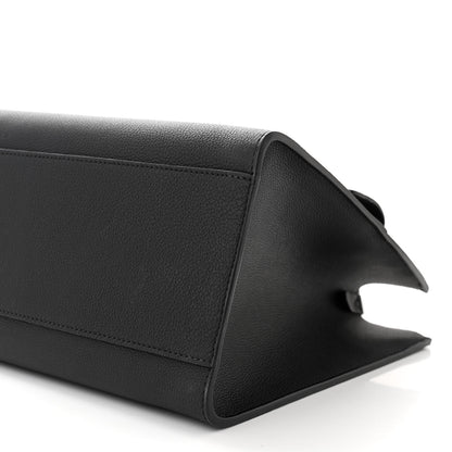 Louis Vuitton Soft Calfskin Lockme Tote MM Black 10 of 10