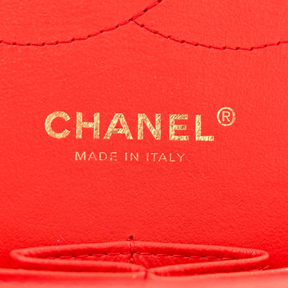 Chanel Caviar Quilted Jumbo Double Flap Red 6 of 12