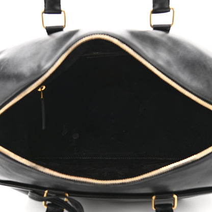 Saint Laurent Calfskin Classic Duffle 6 Black 5 of 15