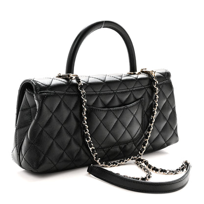 Chanel Caviar Quilted Maxi East West Coco Handle Flap Black 3 of 11