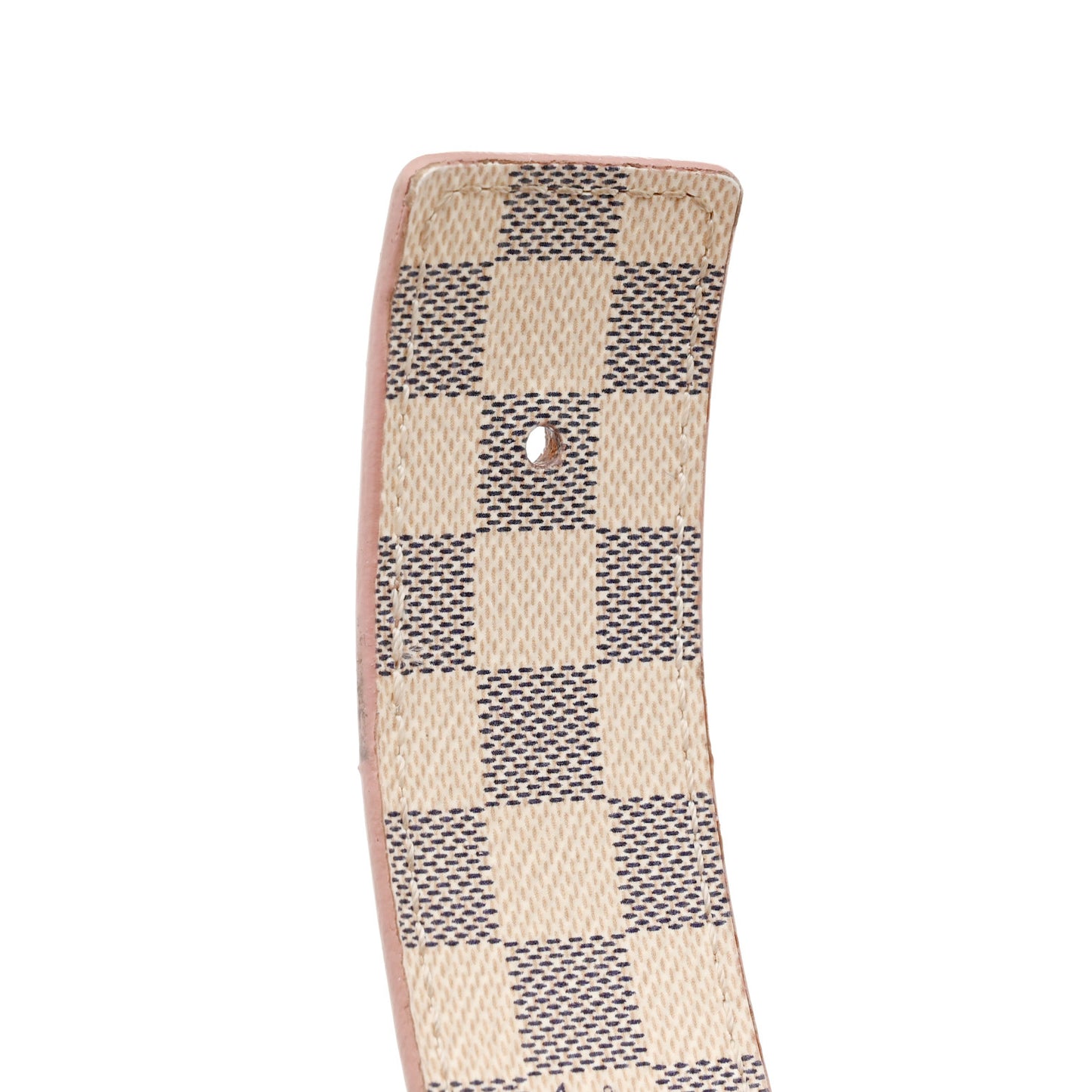 Damier Azur LV Initiales 32mm Belt 80 32 Rose Ballerine